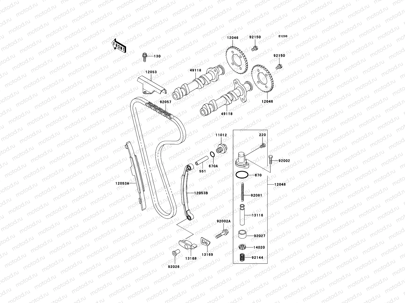 Camshaft(s)/Tensioner