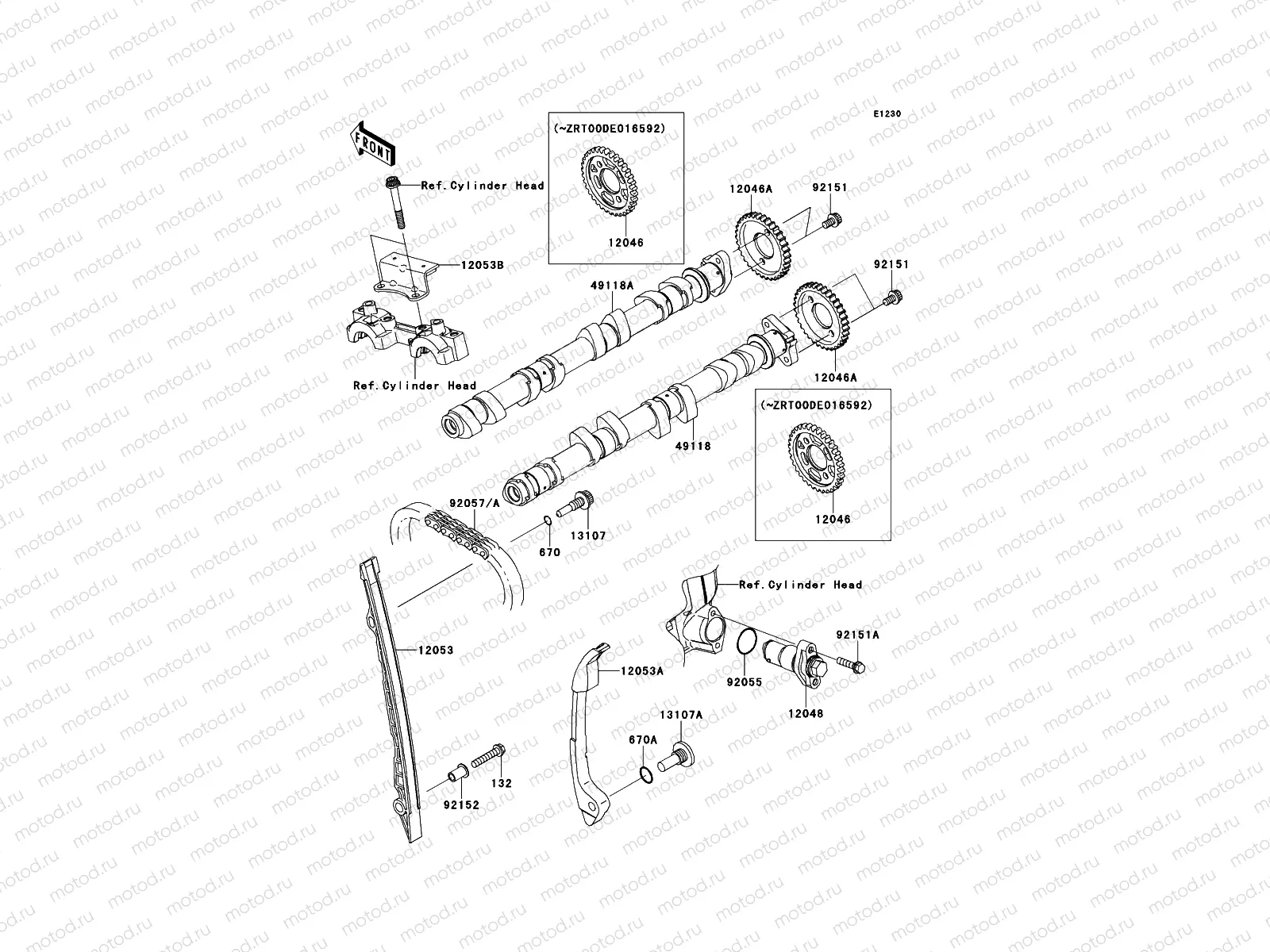Camshaft(s)/Tensioner