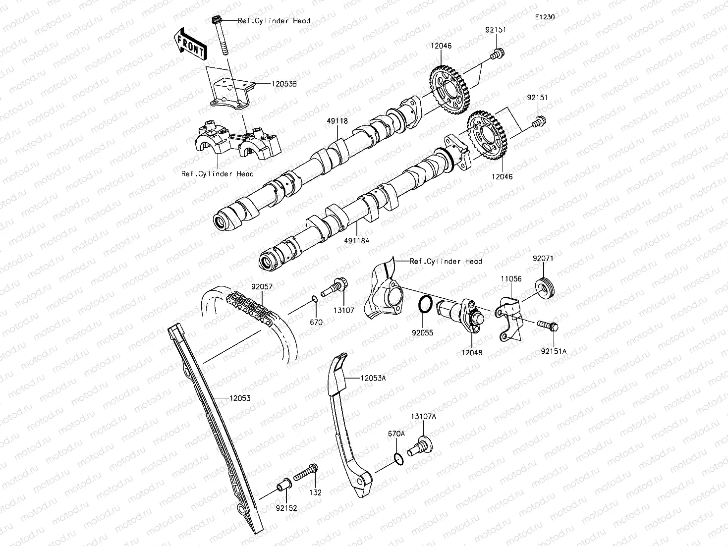 Camshaft(s)/Tensioner
