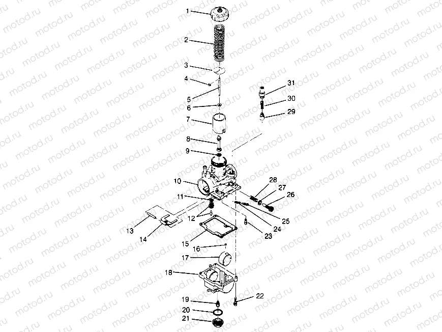 CARBURETOR 2x4 400L W947540 (4926752675C012) | CARBURETOR 2x4 400L W947540 (4926752675C012)