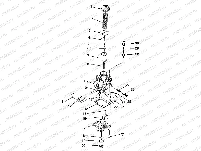 CARBURETOR 4X4 250 W938127 (4924042404040A) | CARBURETOR 4X4 250 W938127 (4924042404040A)