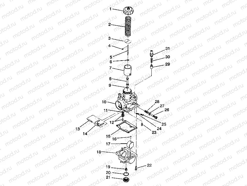 CARBURETOR 4X4 350L S938139 (4924342434040A) | CARBURETOR 4X4 350L S938139 (4924342434040A)