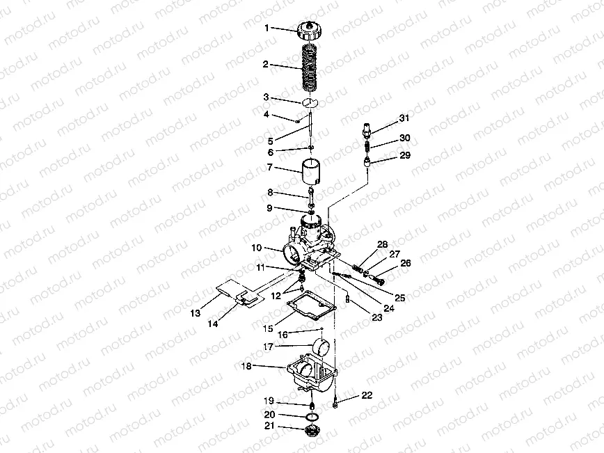 CARBURETOR 6X6 350L W938739 (4924062406047A) | CARBURETOR 6X6 350L W938739 (4924062406047A)