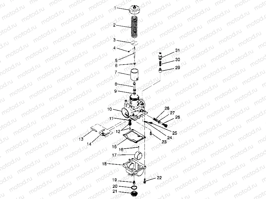 CARBURETOR 6x6 400L W948740 (4926802680D010) | CARBURETOR 6x6 400L W948740 (4926802680D010)