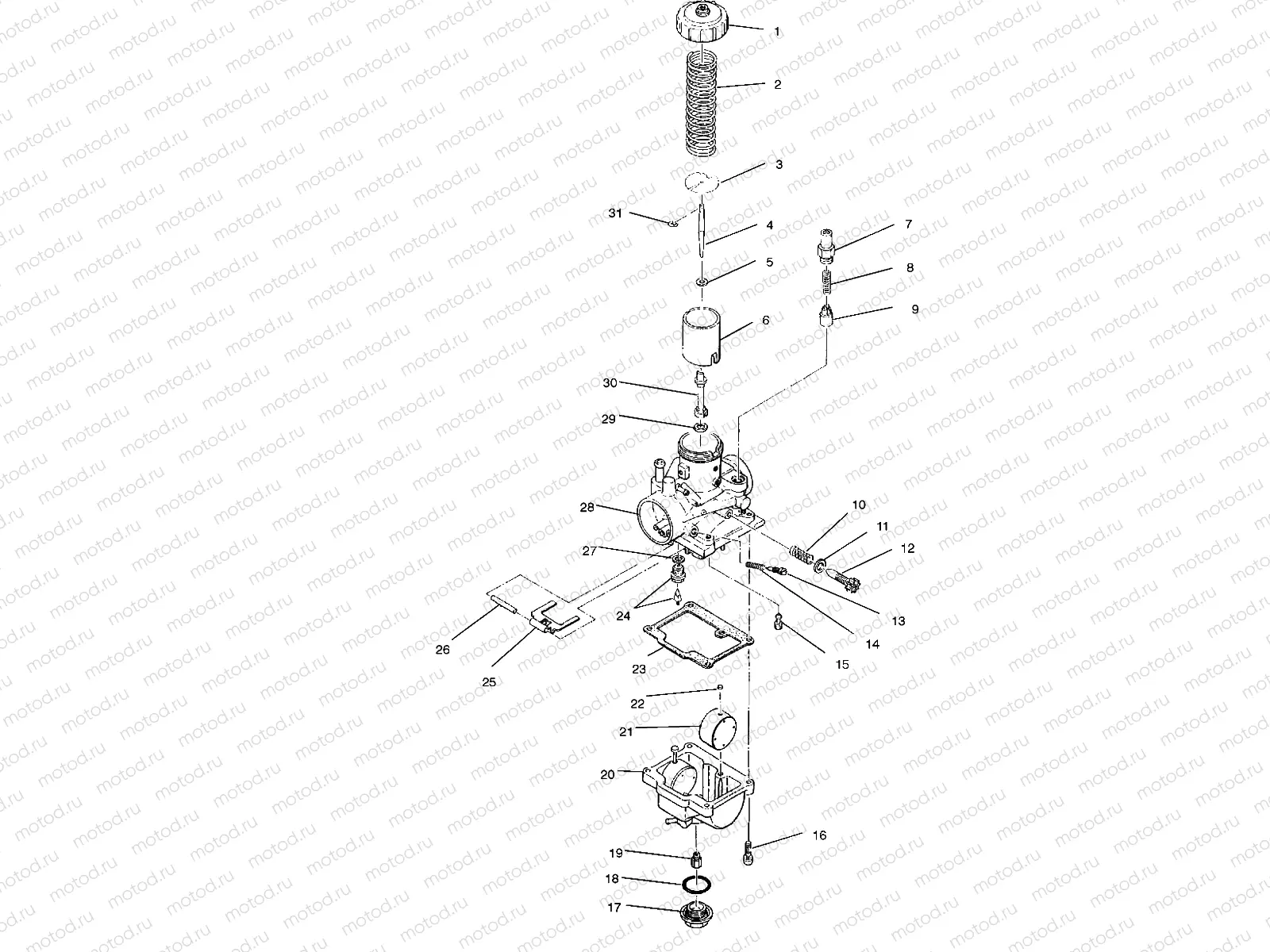 CARBURETOR - A00BA38CA (4954835483D002) | CARBURETOR - A00BA38CA (4954835483D002)