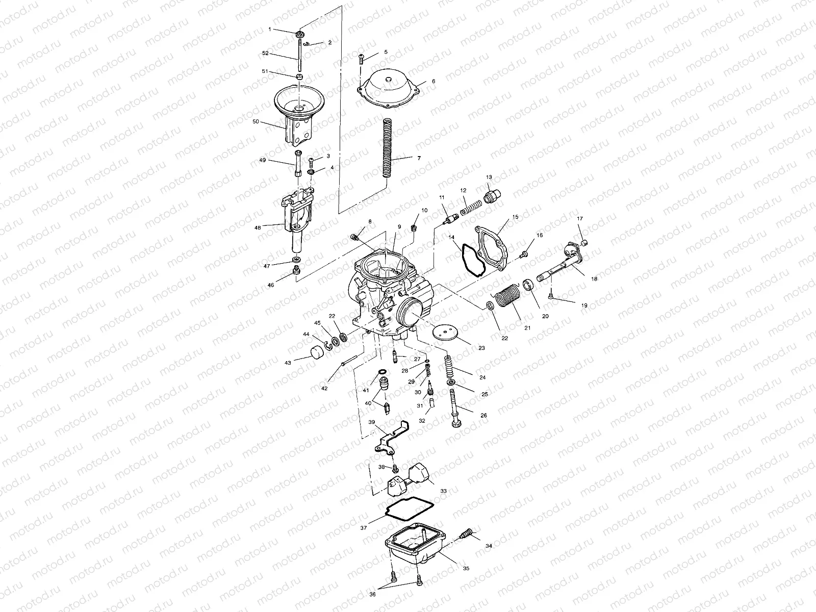 CARBURETOR - A00CH33AC (4959905990D007) | CARBURETOR - A00CH33AC (4959905990D007)