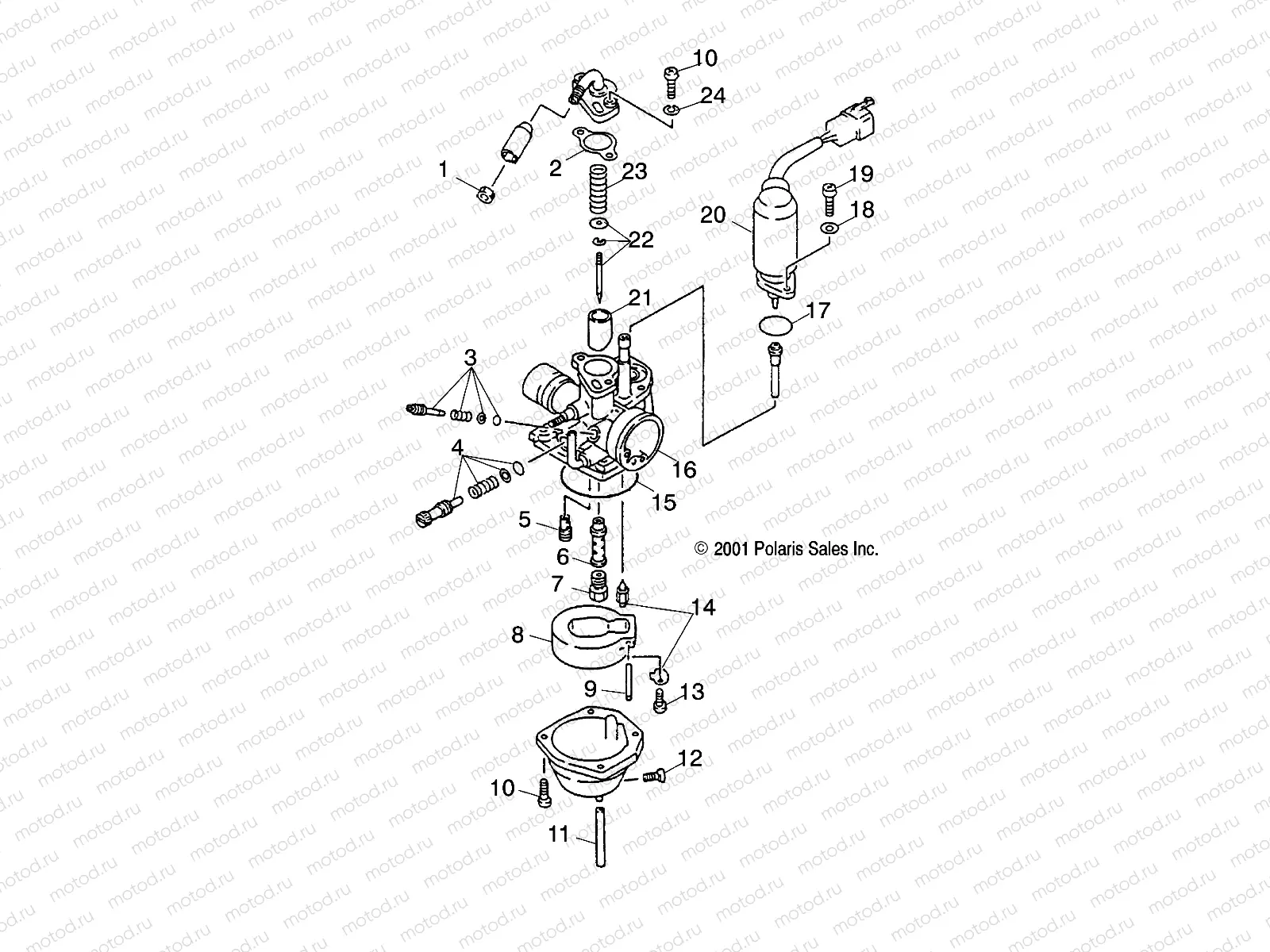 CARBURETOR - A01EA05CA (4964326432A008) | CARBURETOR - A01EA05CA (4964326432A008)