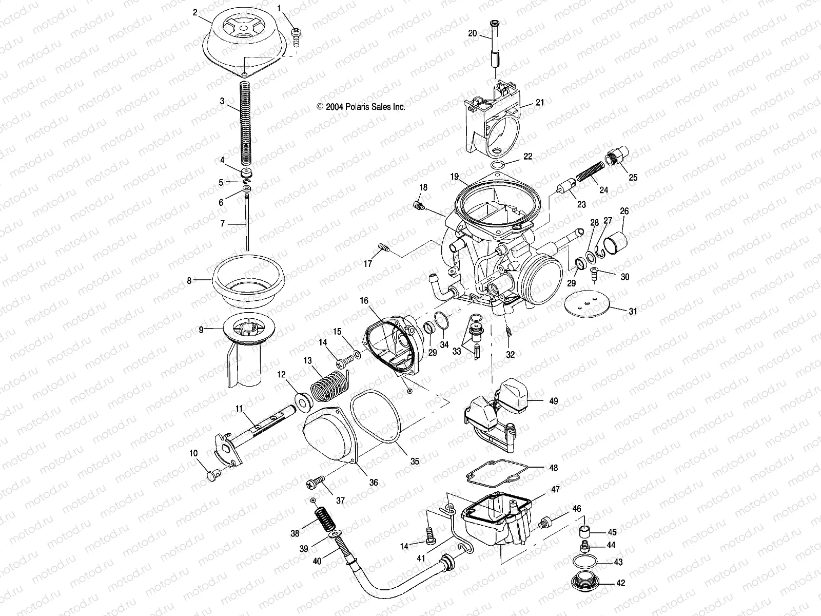 CARBURETOR - A05BG50AA/FA (4994789478D01) | CARBURETOR - A05BG50AA/FA (4994789478D01)