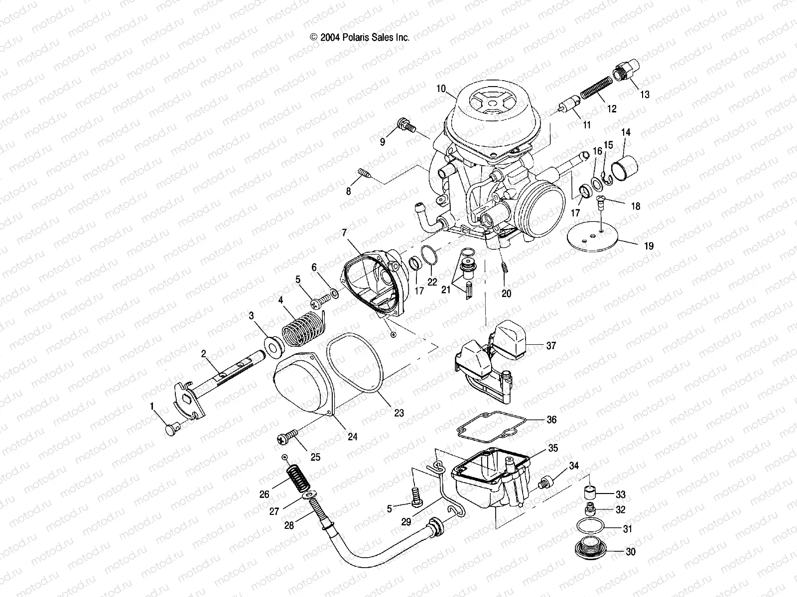 CARBURETOR - A05JD50AA/AB/AC (4995189518D11) | CARBURETOR - A05JD50AA/AB/AC (4995189518D11)