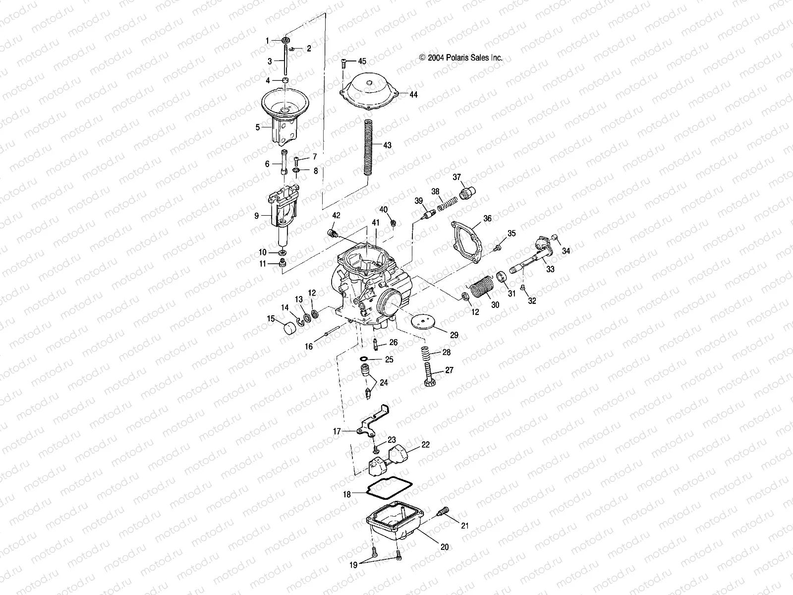 CARBURETOR - A05MH42AB/AG/AH (4994839483C10) | CARBURETOR - A05MH42AB/AG/AH (4994839483C10)
