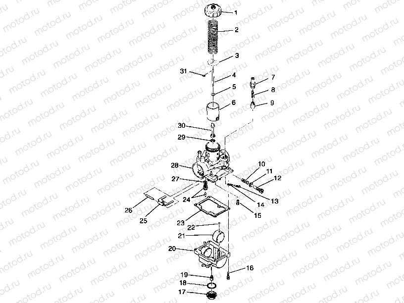 CARBURETOR - A99BG38CA (4949664966d005) | CARBURETOR - A99BG38CA (4949664966d005)