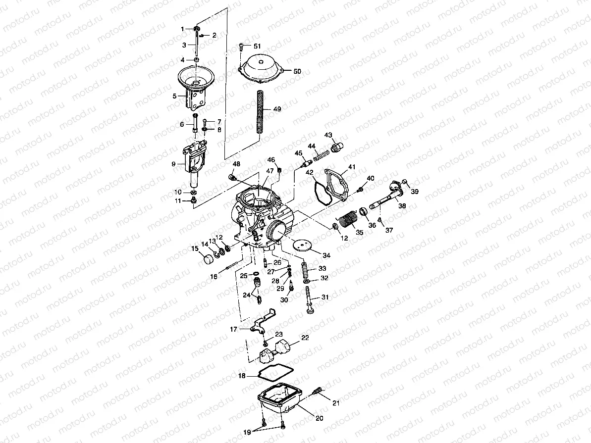 CARBURETOR - A99CD50AA (4949254925D007) | CARBURETOR - A99CD50AA (4949254925D007)