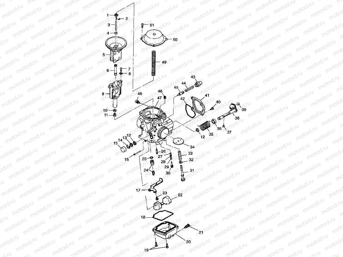 CARBURETOR - A99CH50AC (4952455245d011) | CARBURETOR - A99CH50AC (4952455245d011)