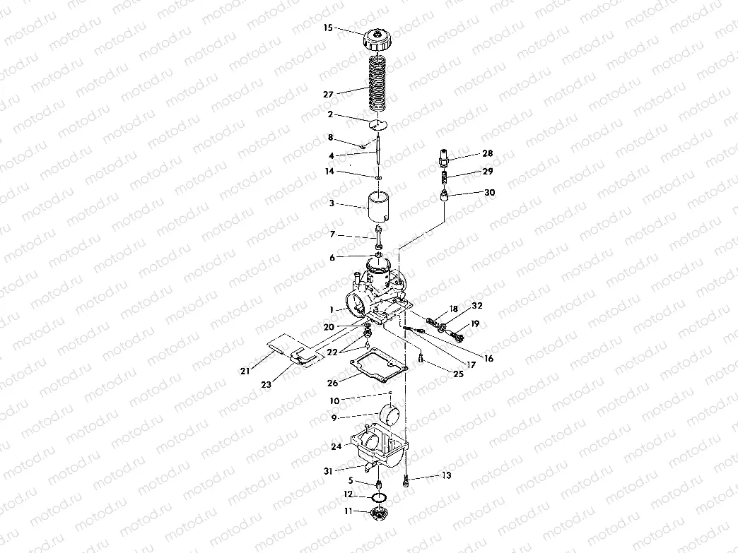 CARBURETOR ASSEMBLY 350 2X4 / W927539 (4922882288035A) | CARBURETOR ASSEMBLY 350 2X4 / W927539 (4922882288035A)