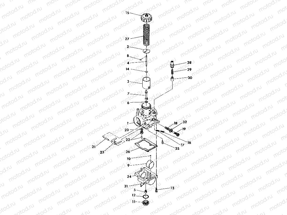 CARBURETOR ASSEMBLY 350 4X4 / W928139 (4922832283041A) | CARBURETOR ASSEMBLY 350 4X4 / W928139 (4922832283041A)