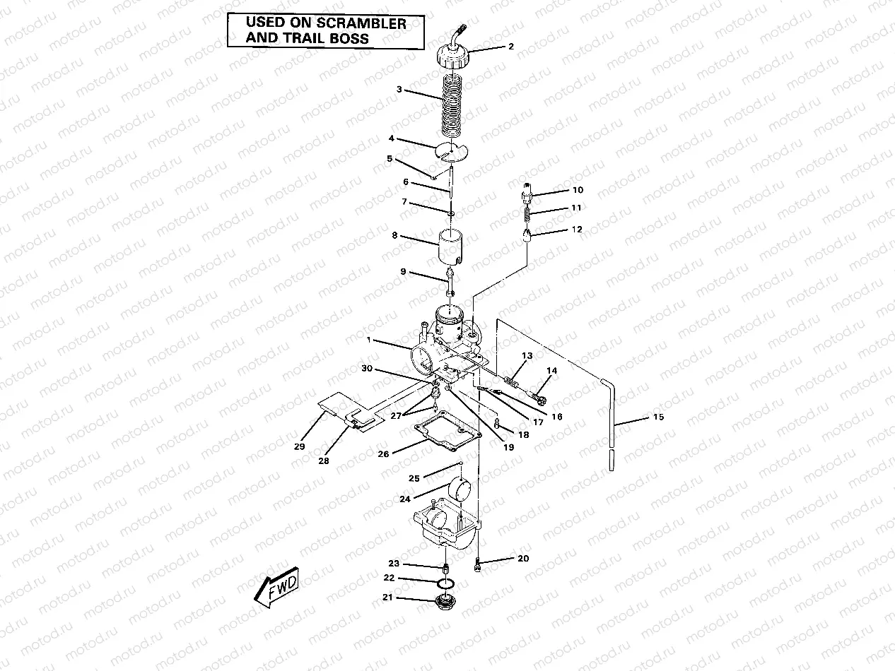 Carburetor Assembly (4910981098048A) | Carburetor Assembly (4910981098048A)
