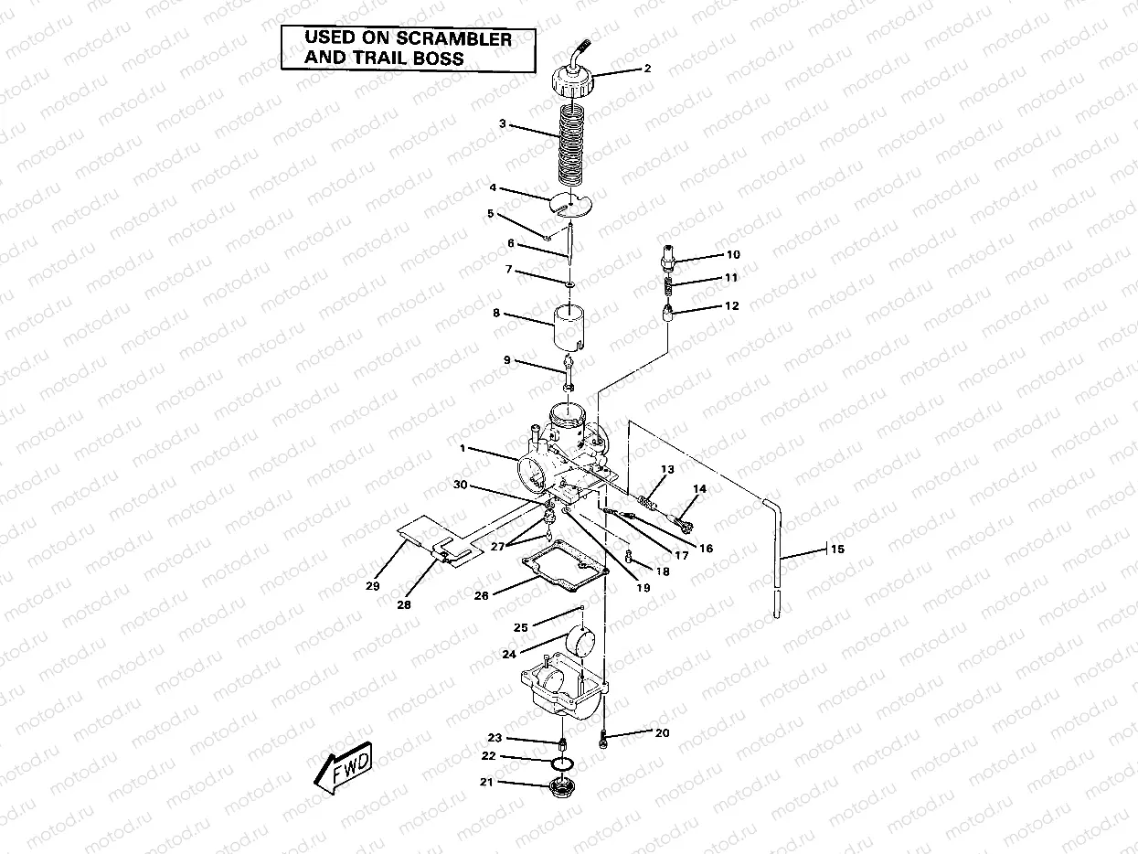 Carburetor Assembly (4911991199048A) | Carburetor Assembly (4911991199048A)