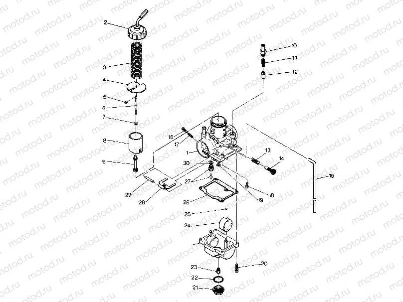 Carburetor Assembly (4913501350034A) | Carburetor Assembly (4913501350034A)