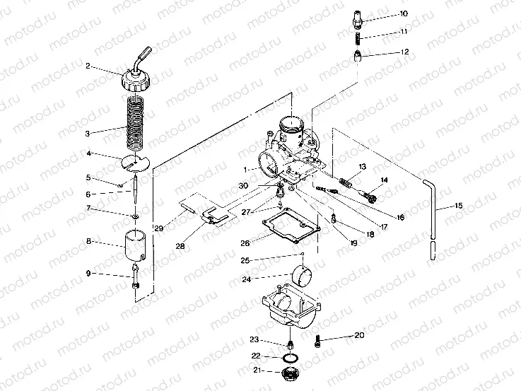 Carburetor Assembly (4913511351041A) | Carburetor Assembly (4913511351041A)