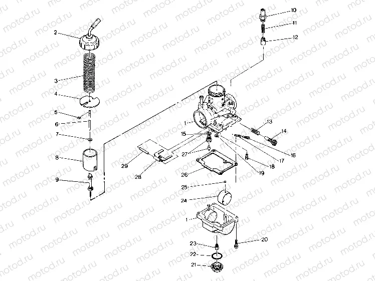 Carburetor Assembly (4914771477035A) | Carburetor Assembly (4914771477035A)