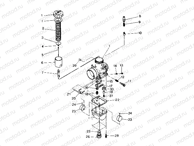 Carburetor Assembly (4914891489034A) | Carburetor Assembly (4914891489034A)