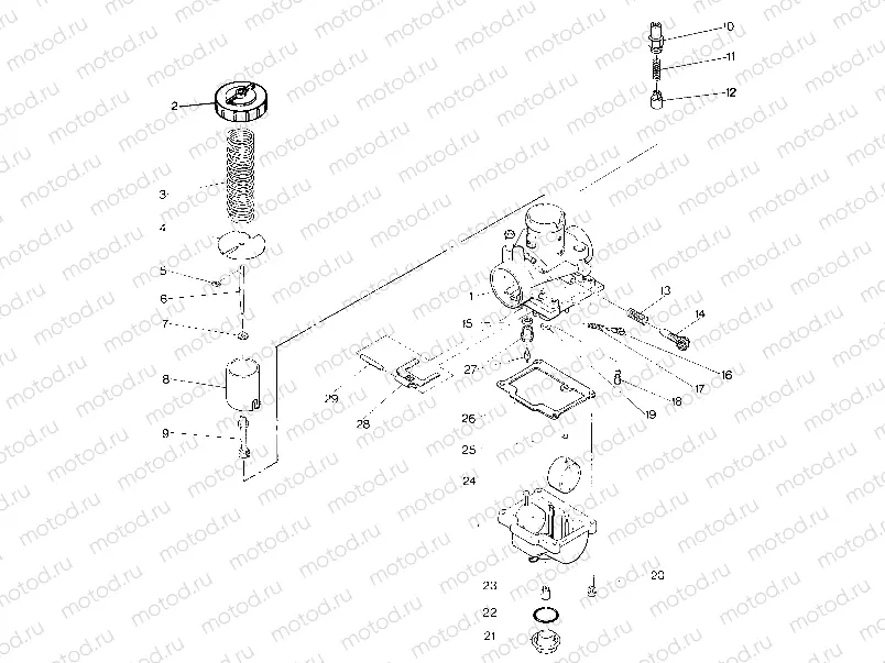 Carburetor Assembly (4915951595039A) | Carburetor Assembly (4915951595039A)