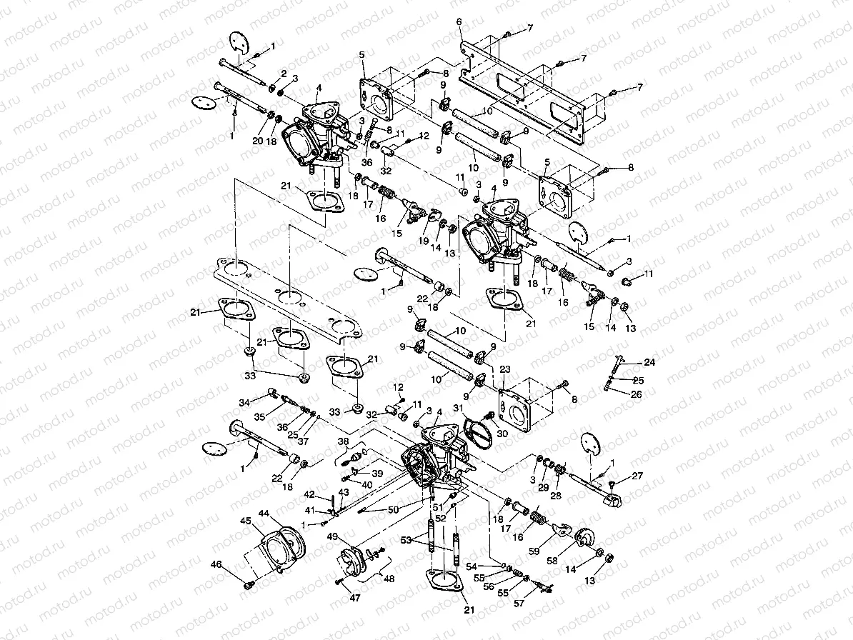 CARBURETOR ASSEMBLY SL 650 / B934058 (4924732473025A) | CARBURETOR ASSEMBLY SL 650 / B934058 (4924732473025A)