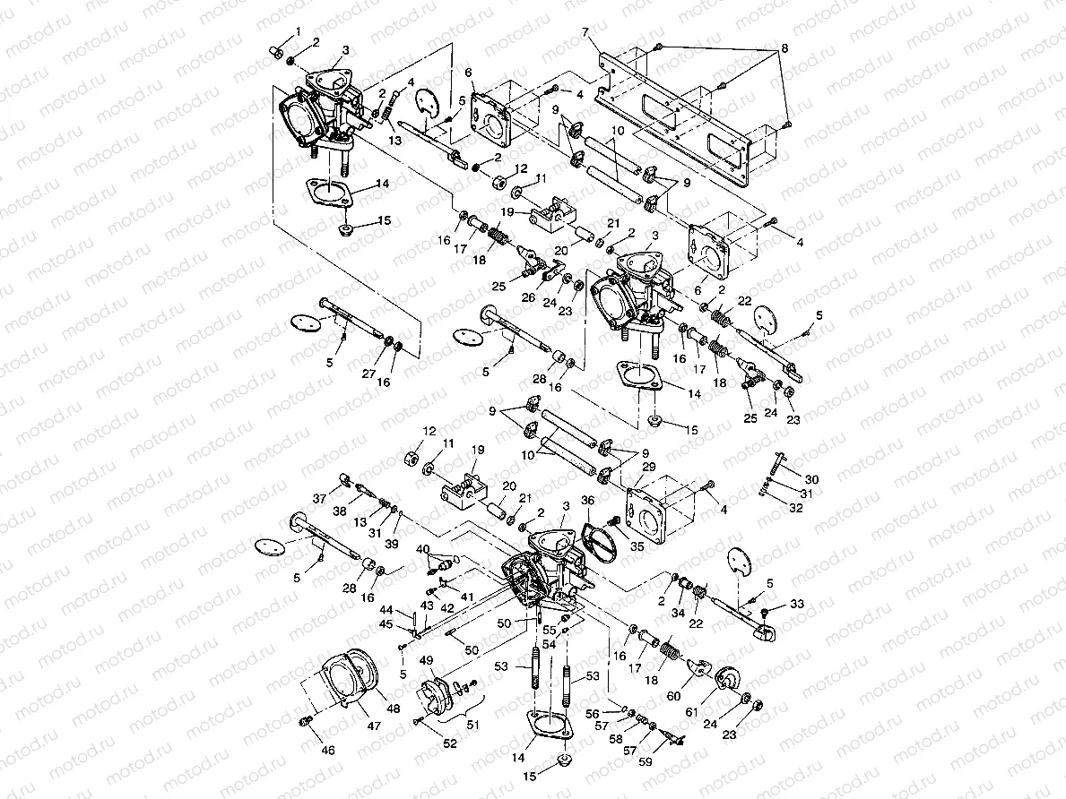 CARBURETOR ASSEMBLY SL 650 B944058 (4926992699025A) | CARBURETOR ASSEMBLY SL 650 B944058 (4926992699025A)