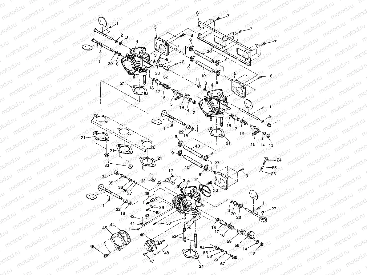 CARBURETOR ASSEMBLY SL 750 / B934070 (4924752475026A) | CARBURETOR ASSEMBLY SL 750 / B934070 (4924752475026A)