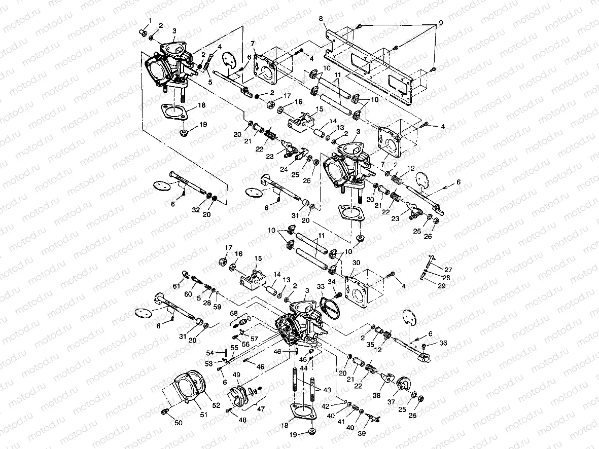 CARBURETOR ASSEMBLY SLT 750 B944170 (4925942594027A) | CARBURETOR ASSEMBLY SLT 750 B944170 (4925942594027A)