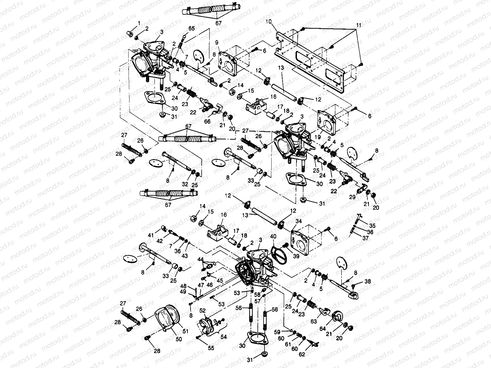 CARBURETOR ASSEMBLY SLX 780 B954287 (4933953395C002) | CARBURETOR ASSEMBLY SLX 780 B954287 (4933953395C002)