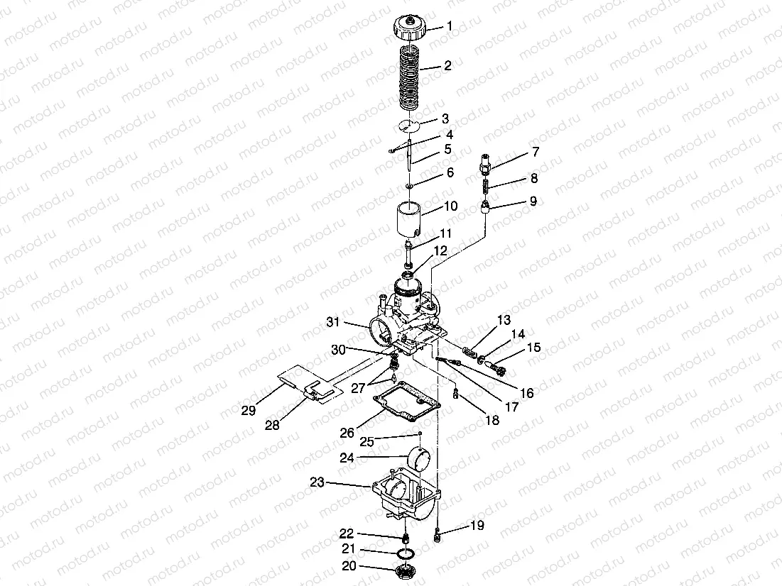 CARBURETOR BIG BOSS 6X6 400L W97AE38A (4940814081D011) | CARBURETOR BIG BOSS 6X6 400L W97AE38A (4940814081D011)