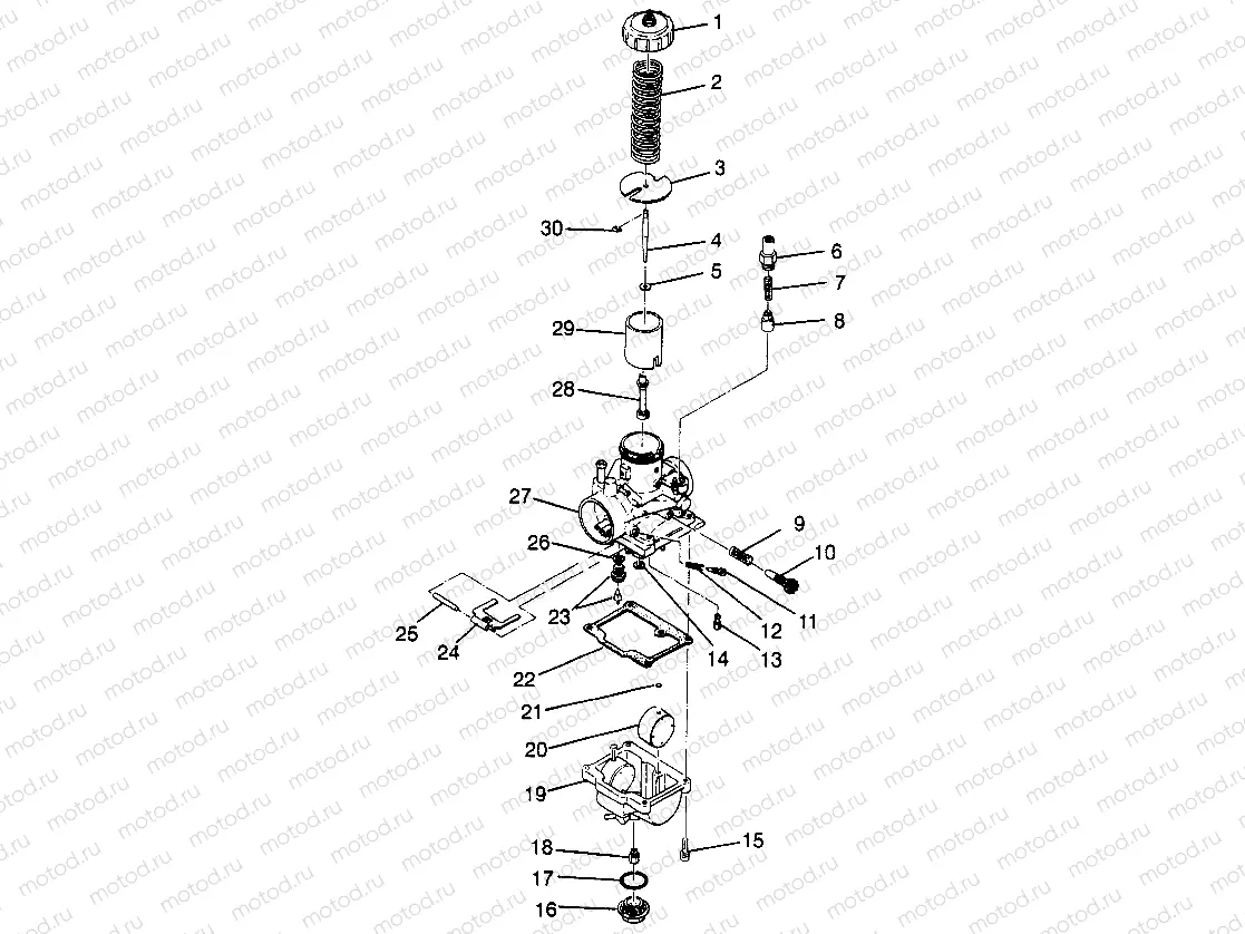 CARBURETOR (BLAZER) Trail Blazer W97BA25C (4940124012D005) | CARBURETOR (BLAZER) Trail Blazer W97BA25C (4940124012D005)