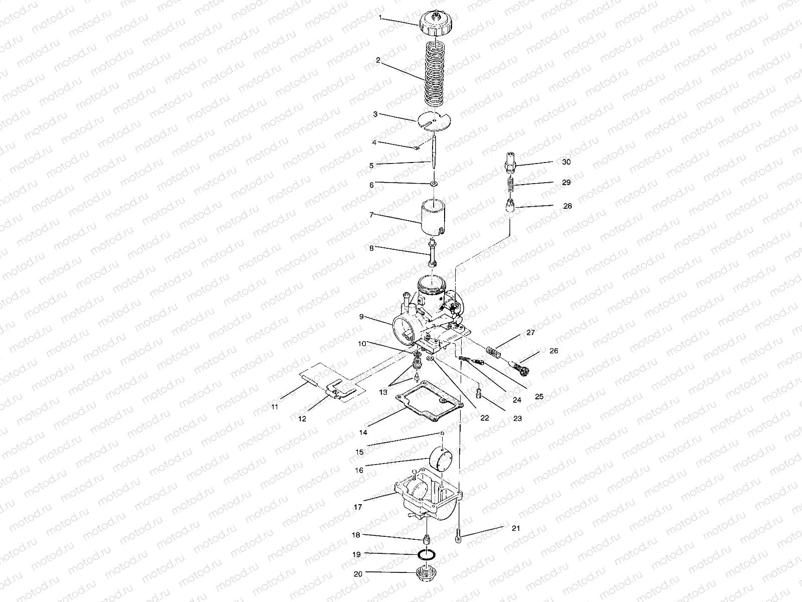 CARBURETOR (BLAZER) - W967827 (4935863586D006) | CARBURETOR (BLAZER) - W967827 (4935863586D006)