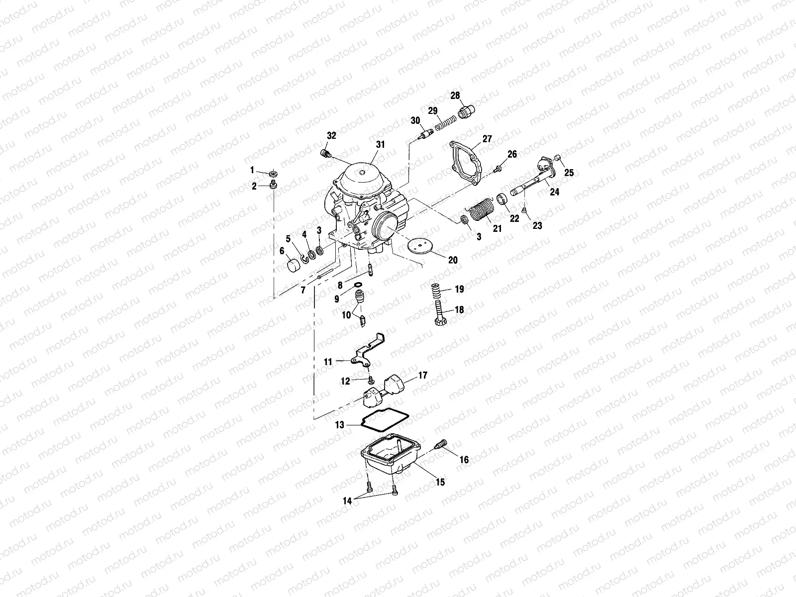 CARBURETOR - C11RB42AA/C11RD50AA/AB/C11RF50AA (4981898189E01) | CARBURETOR - C11RB42AA/C11RD50AA/AB/C11RF50AA (4981898189E01)