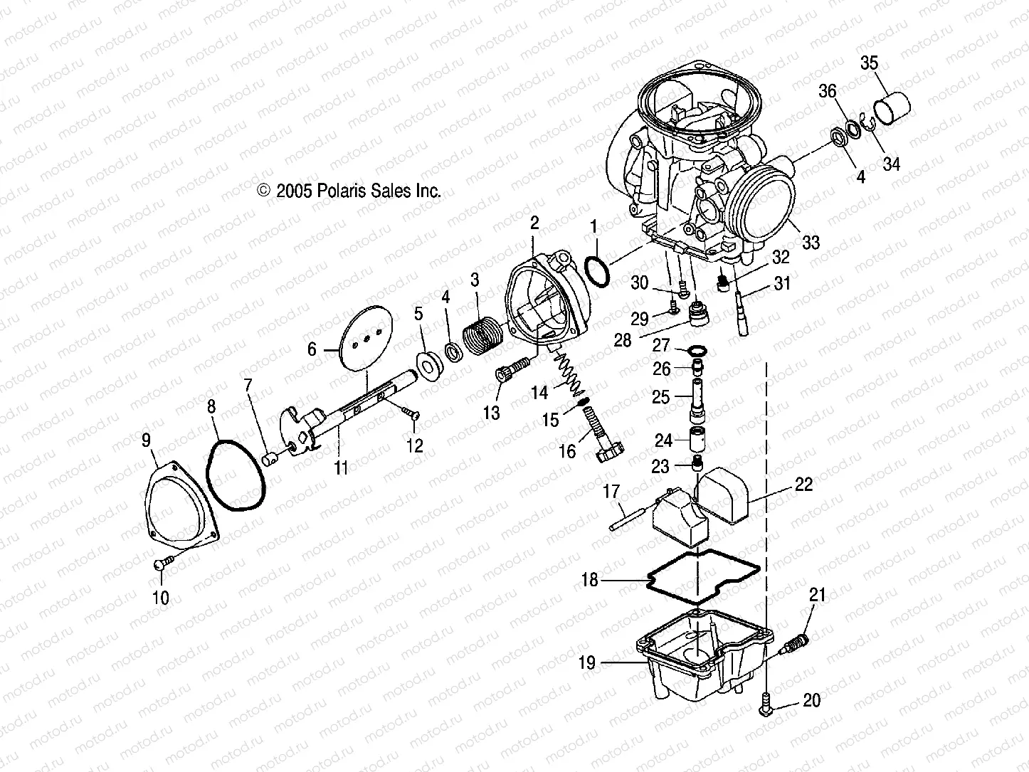 CARBURETOR | CARBURETOR, LOWER - A06GP50AA (4999201849920184C07)