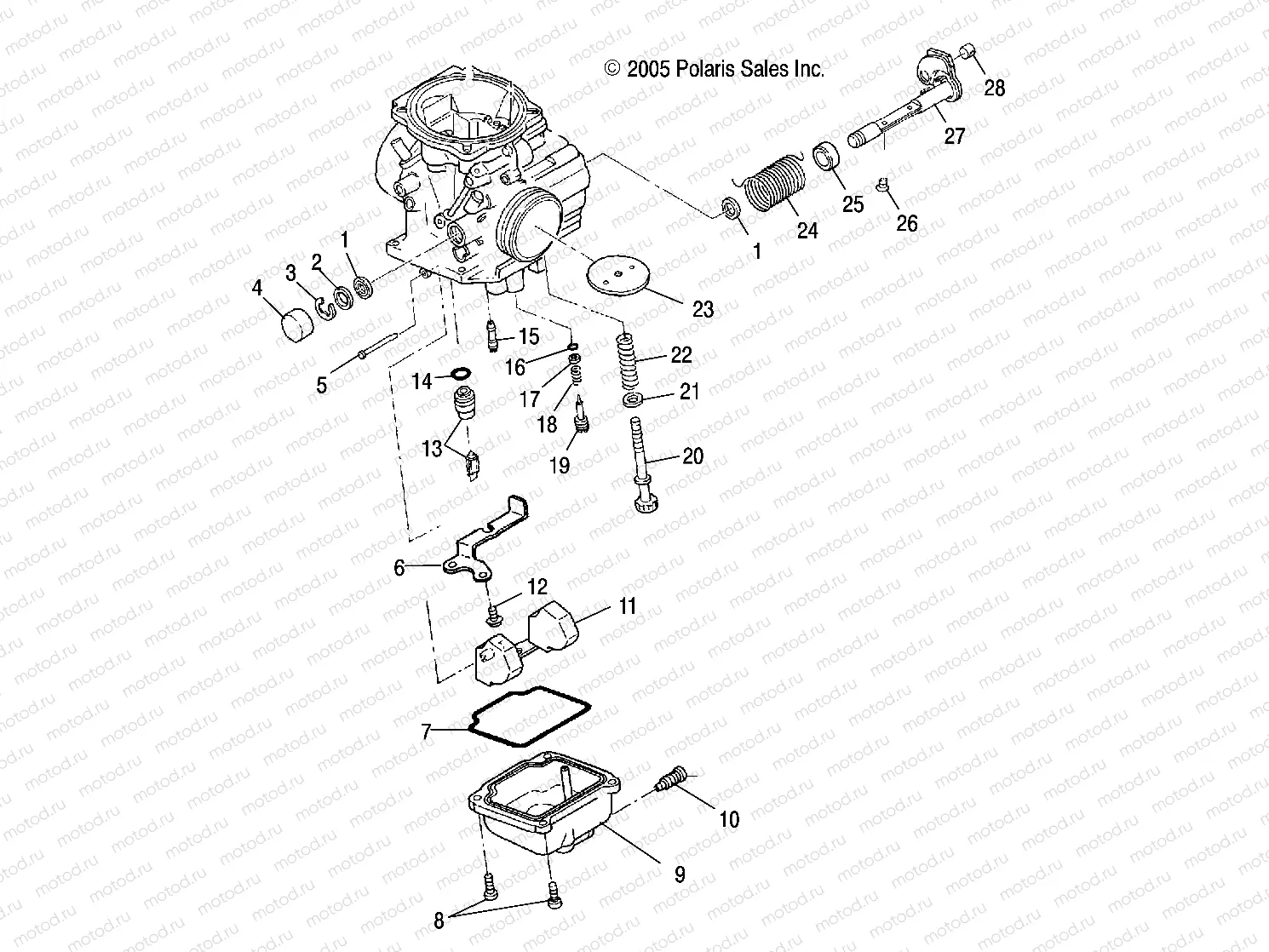 CARBURETOR | CARBURETOR, LOWER - A06MH68AA/AD/AF (4999200179920017D10)