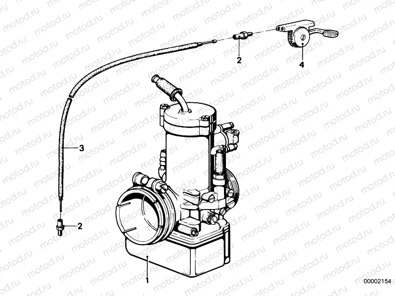 Carburetor-choke cable