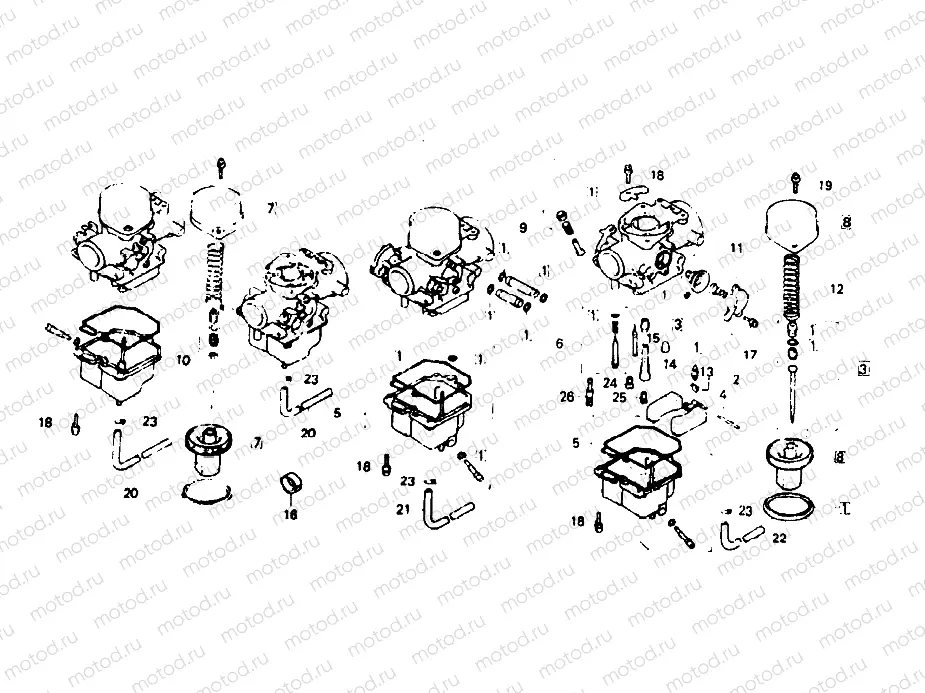 Carburetor (Component parts)