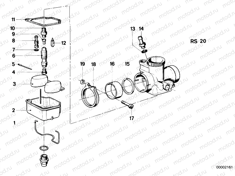 Carburetor-float assy/jet