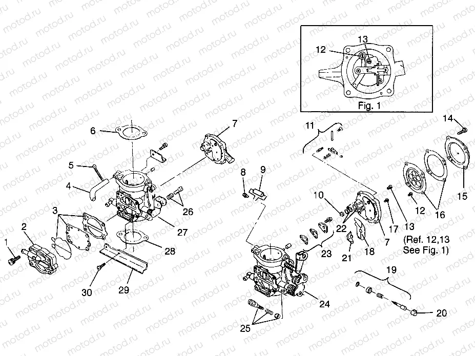 CARBURETOR HURRICANE B964466 and Intl. HURRICANE I964466 (4935733573C003) | CARBURETOR HURRICANE B964466 and Intl. HURRICANE I964466 (4935733573C003)
