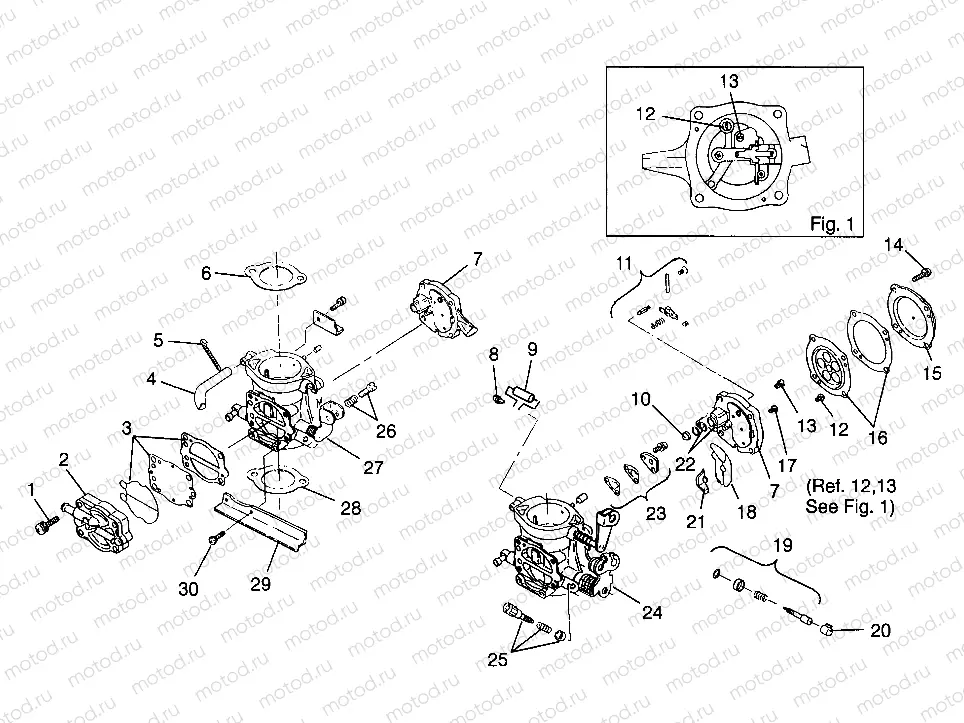 CARBURETOR HURRICANE B974473 and Intl. HURRICANE I974473 (4941044104C003) | CARBURETOR HURRICANE B974473 and Intl. HURRICANE I974473 (4941044104C003)