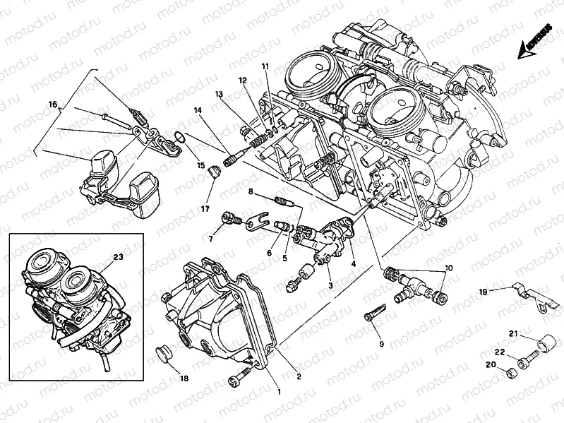 CARBURETOR » INTAKE, CARBURETTOR