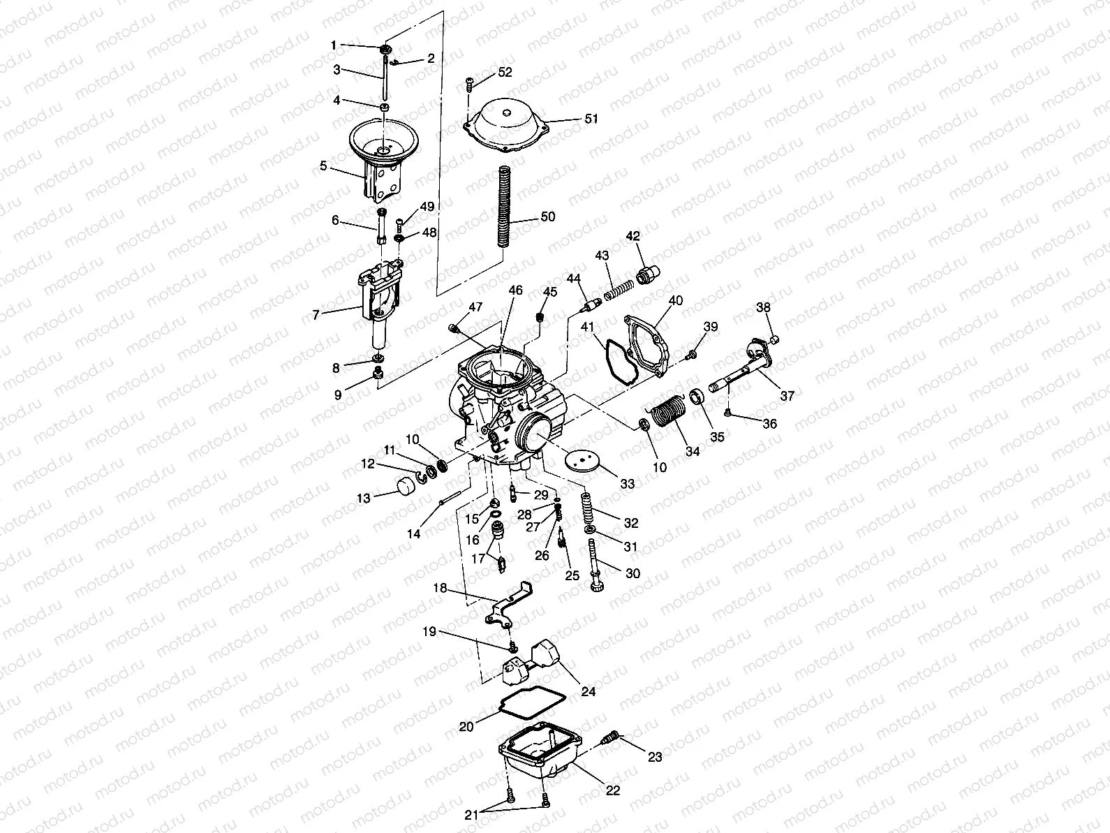 CARBURETOR Magnum 4X4 W968144 and Swedish Magnum 4X4 S968144 (4936053605D006) | CARBURETOR Magnum 4X4 W968144 and Swedish Magnum 4X4 S968144 (4936053605D006)