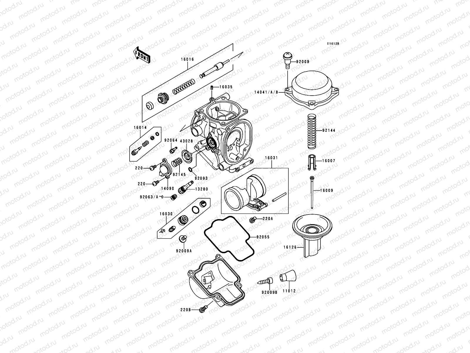 Carburetor PartsZX900CE026342-