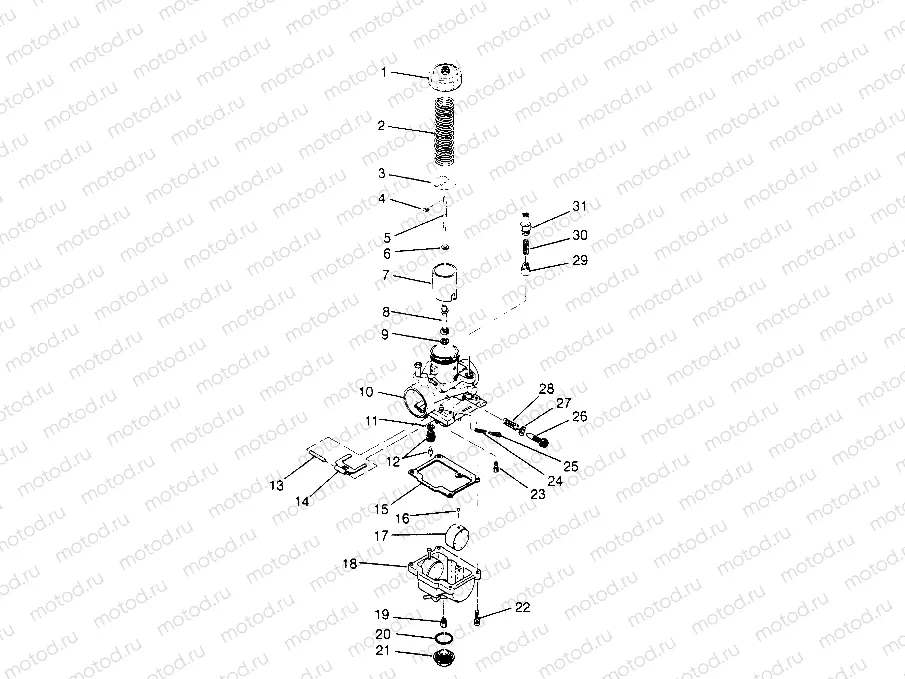 CARBURETOR Scrambler W957840 (4927252725D003) | CARBURETOR Scrambler W957840 (4927252725D003)