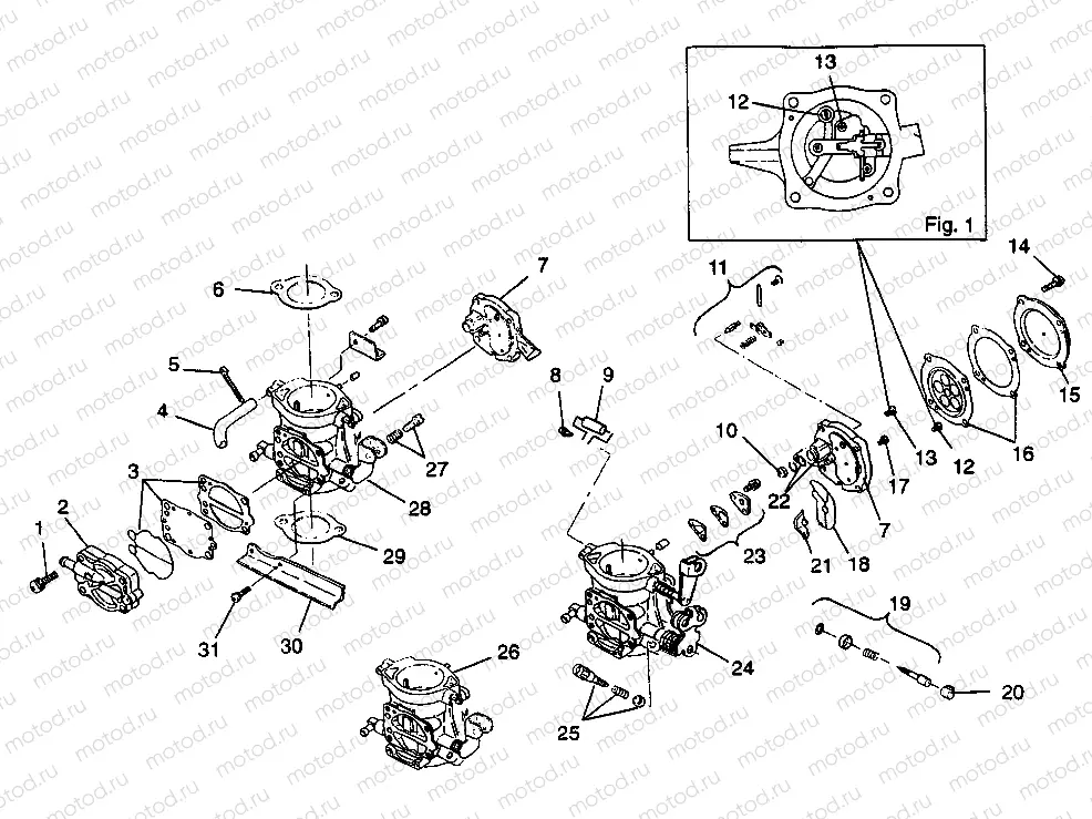 CARBURETOR SL 1050 B974090 (4940974097C007) | CARBURETOR SL 1050 B974090 (4940974097C007)
