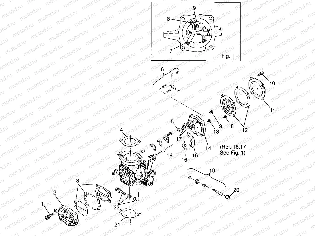 CARBURETOR (SL 700) SL 700 B974071 and Intl. SL 700 I974071 (4940874087C008) | CARBURETOR (SL 700) SL 700 B974071 and Intl. SL 700 I974071 (4940874087C008)