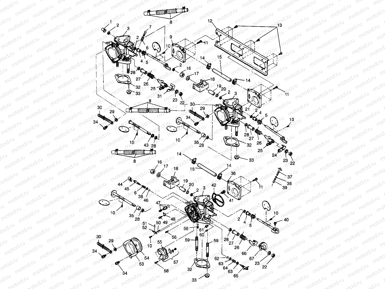 CARBURETOR SLX 780 B964287 (4937443744C004) | CARBURETOR SLX 780 B964287 (4937443744C004)