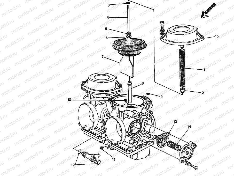 CARBURETOR SPARE PARTS » INTAKE, CARBURETTOR